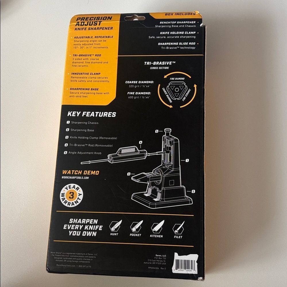 Work Sharp Precision Adjust Knife Sharpener ~ New in Box - Picture 8 of 11